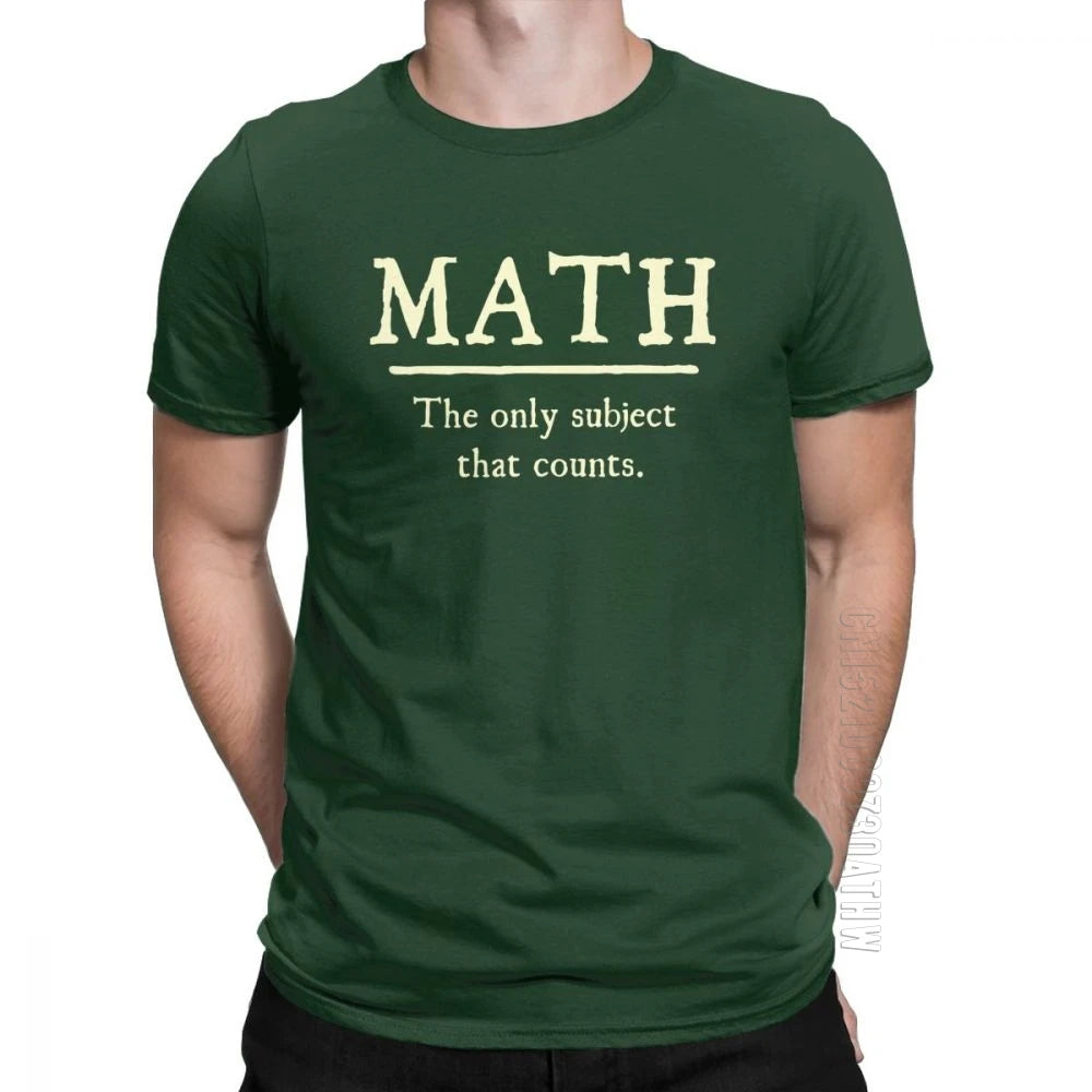 "Math, The Only Subject That Counts" T-Shirt