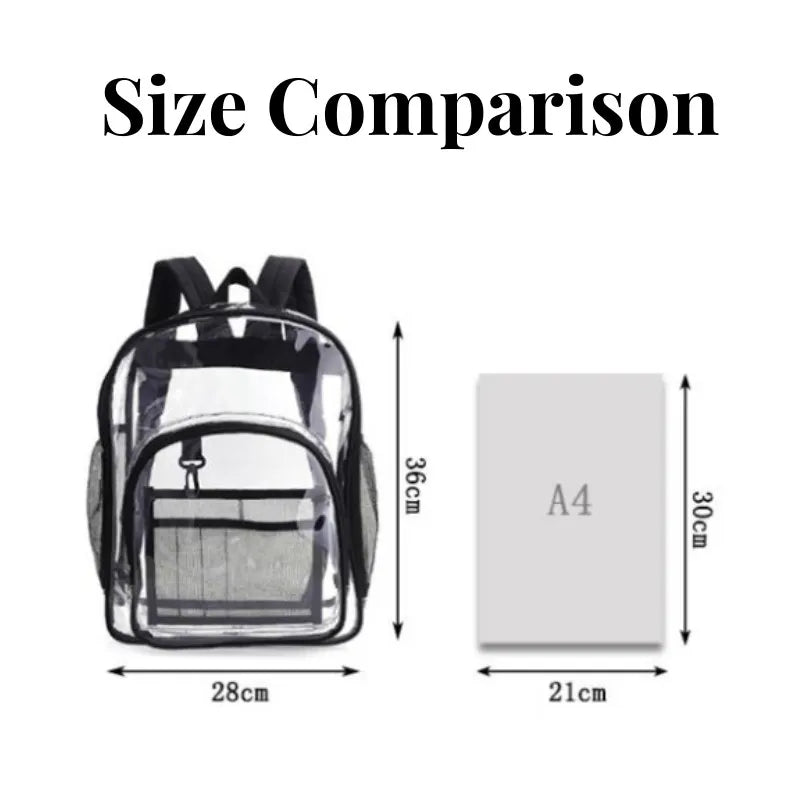 Clear Large Capacity Backpack