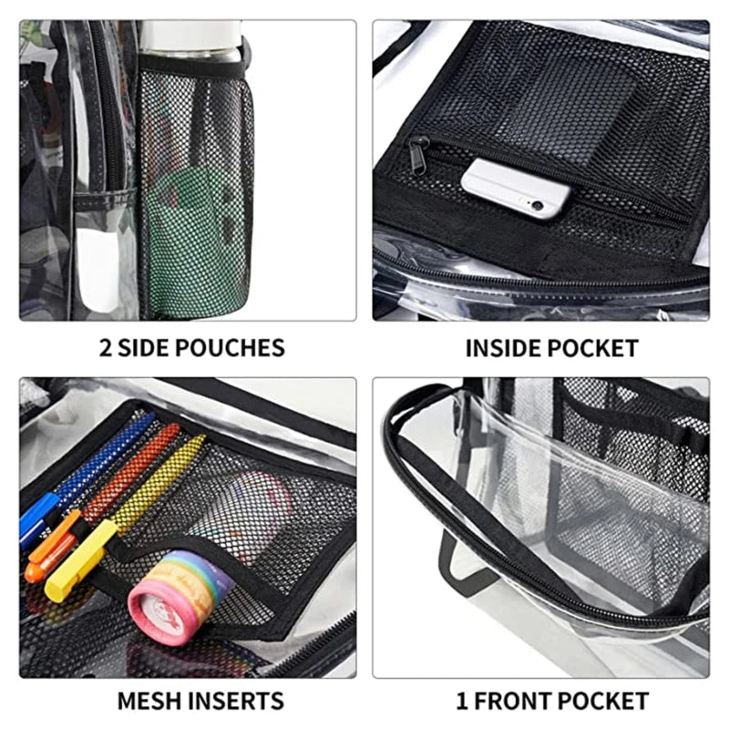 Clear Large Capacity Backpack