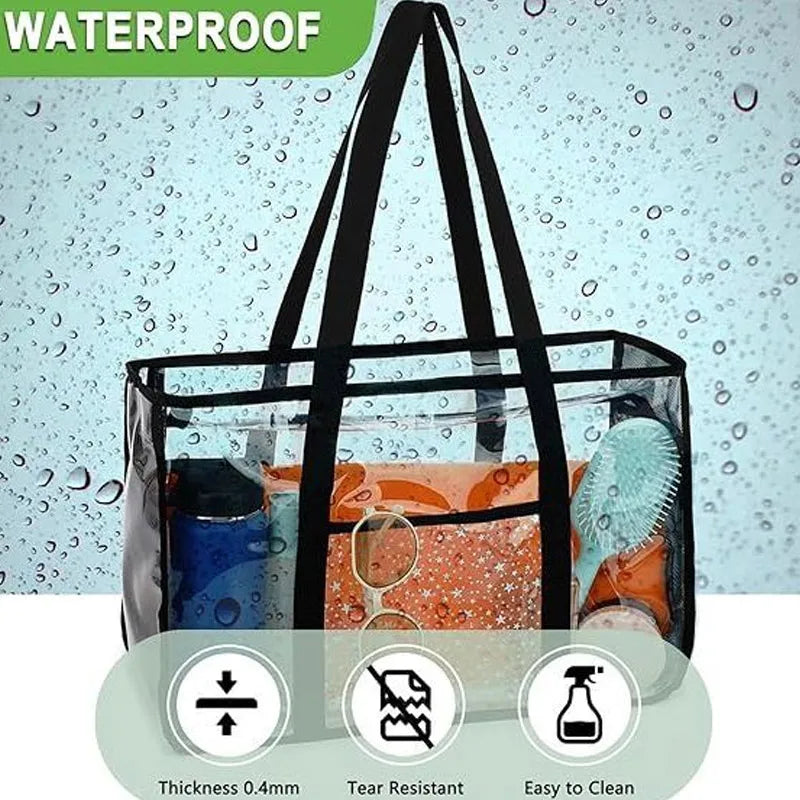 Large Capacity Clear Tote Bag