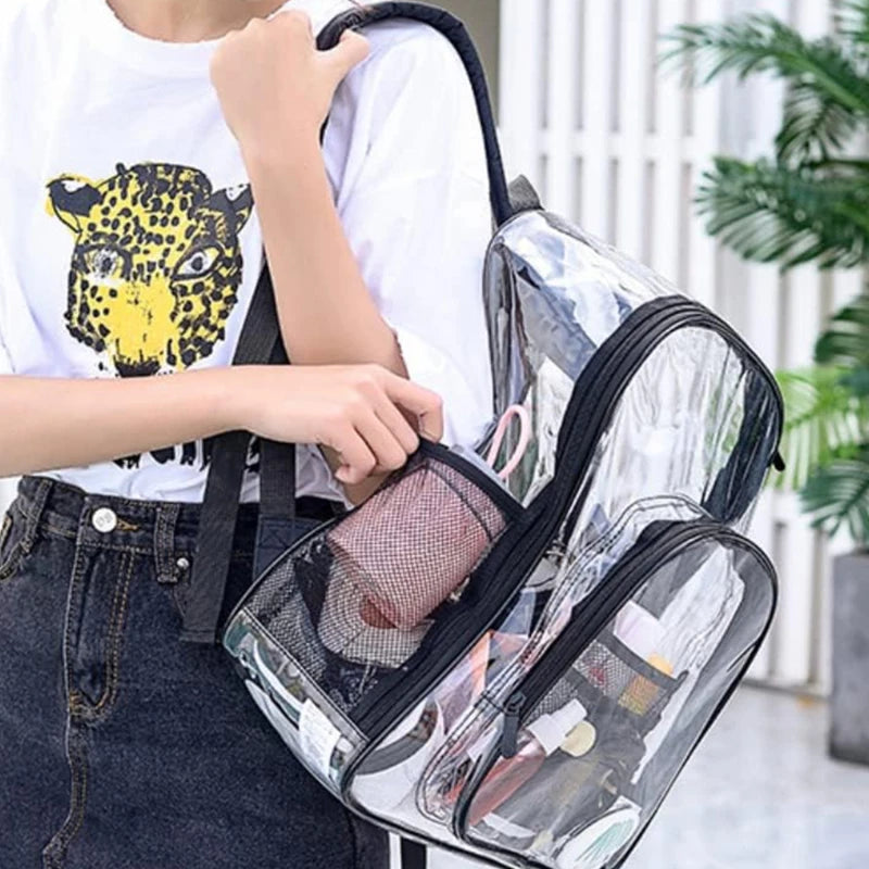 Clear Large Capacity Backpack