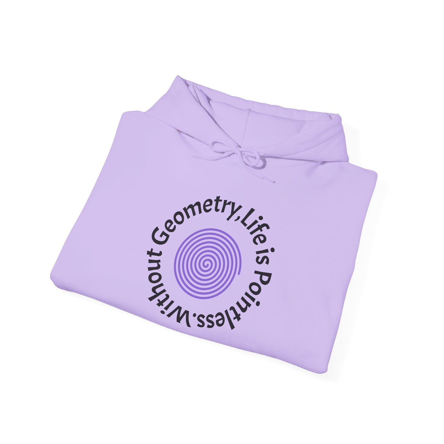 Unisex Heavy Blend™ Hooded Sweatshirt - Geometry Life is Pointless