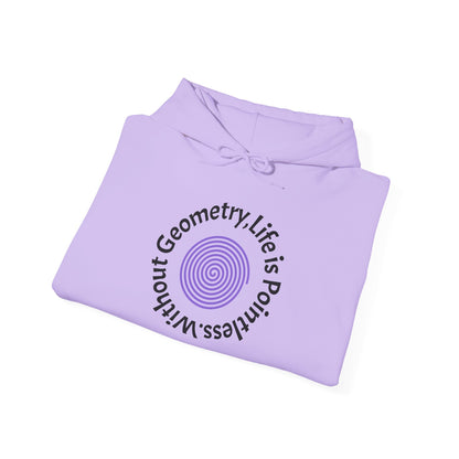 Unisex Heavy Blend™ Hooded Sweatshirt - Geometry Life is Pointless