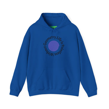 Unisex Heavy Blend™ Hooded Sweatshirt - Geometry Life is Pointless