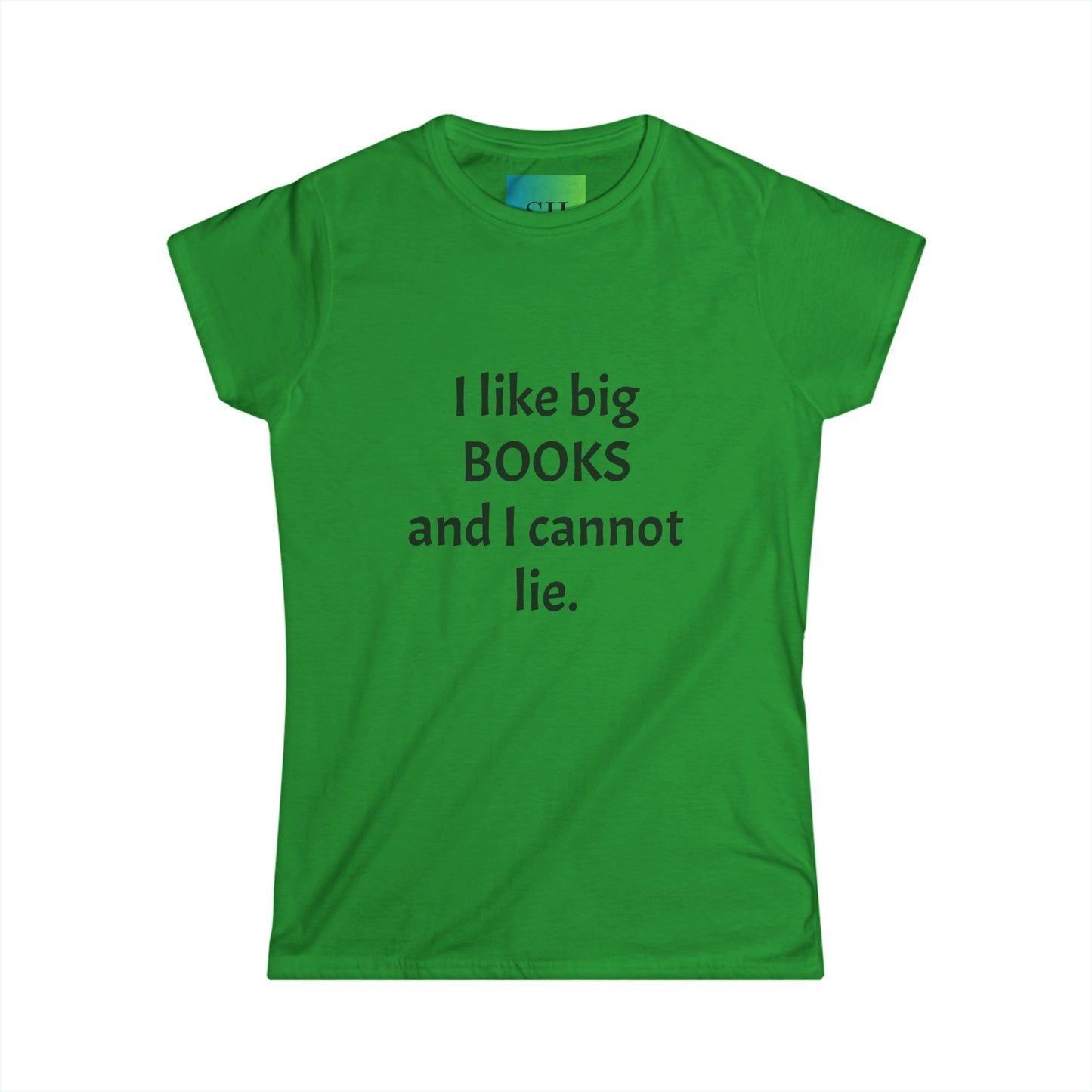 Women's Softstyle Tee - I Like Big BOOKS