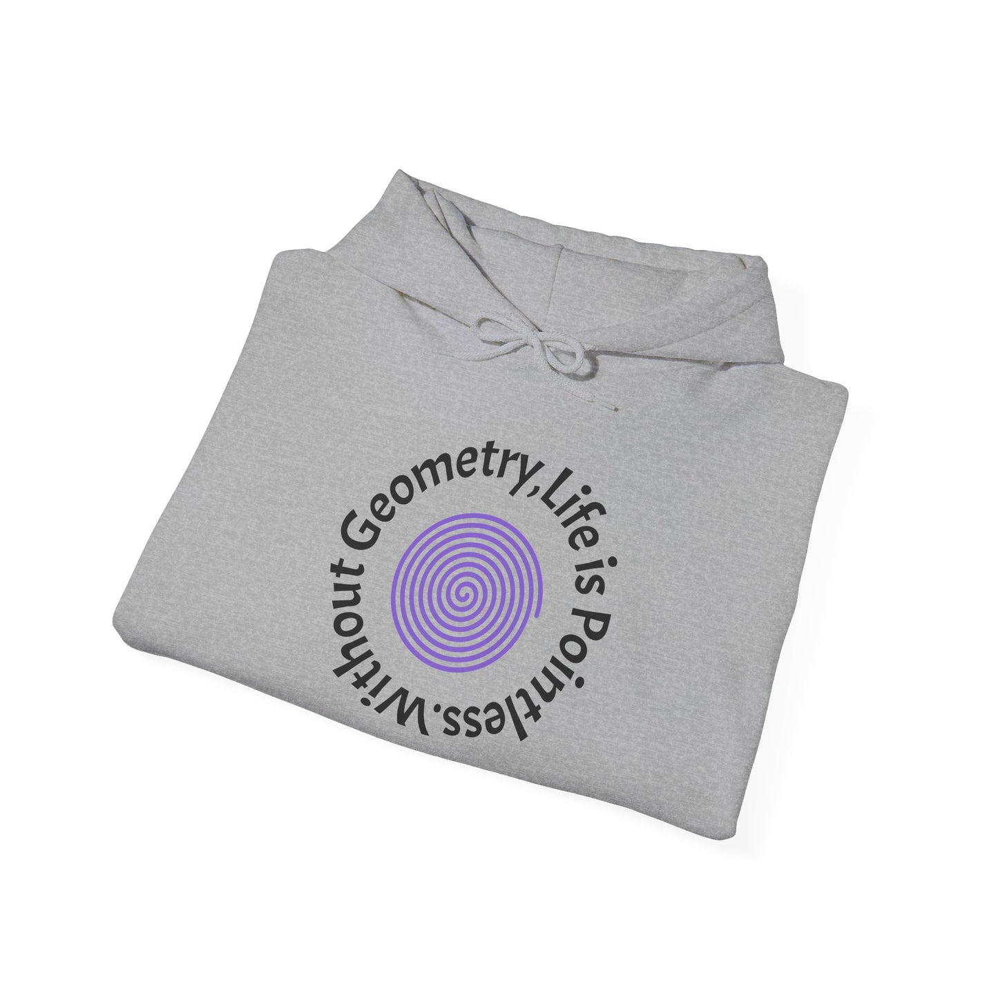 Unisex Heavy Blend™ Hooded Sweatshirt - Geometry Life is Pointless