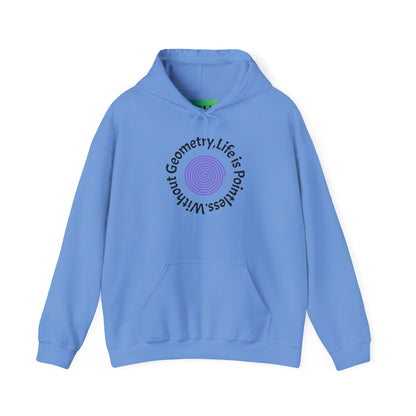Unisex Heavy Blend™ Hooded Sweatshirt - Geometry Life is Pointless