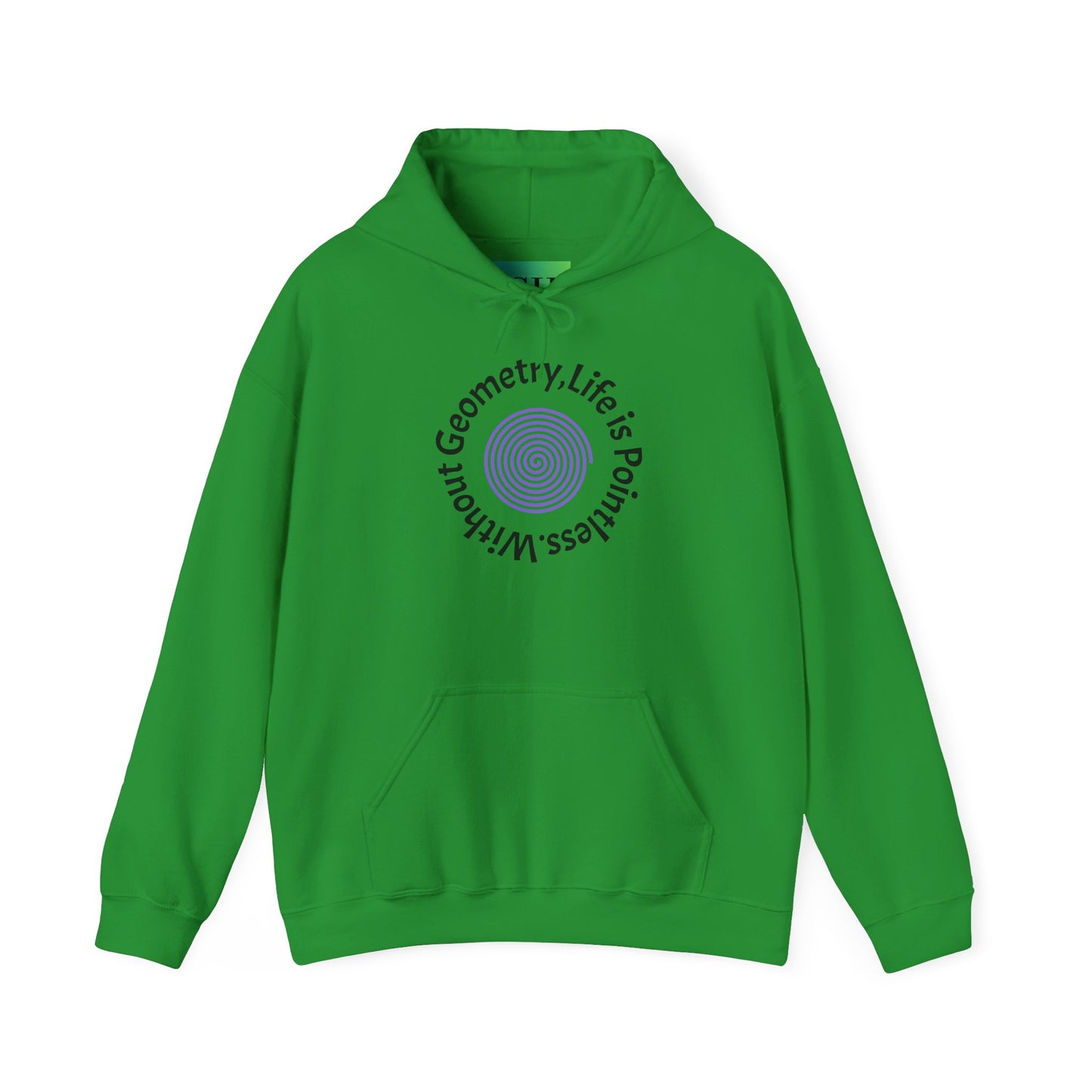 Unisex Heavy Blend™ Hooded Sweatshirt - Geometry Life is Pointless