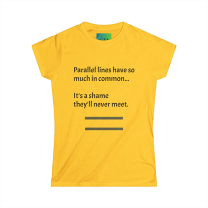 Women's Softstyle Tee - Parallel Lines