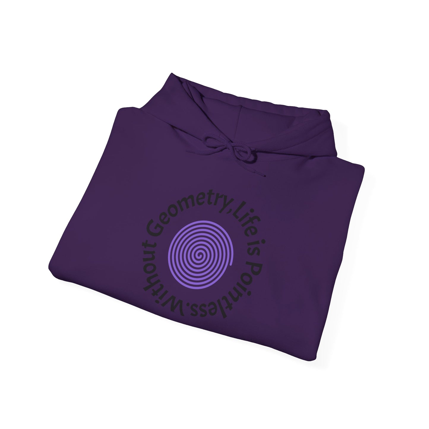 Unisex Heavy Blend™ Hooded Sweatshirt - Geometry Life is Pointless