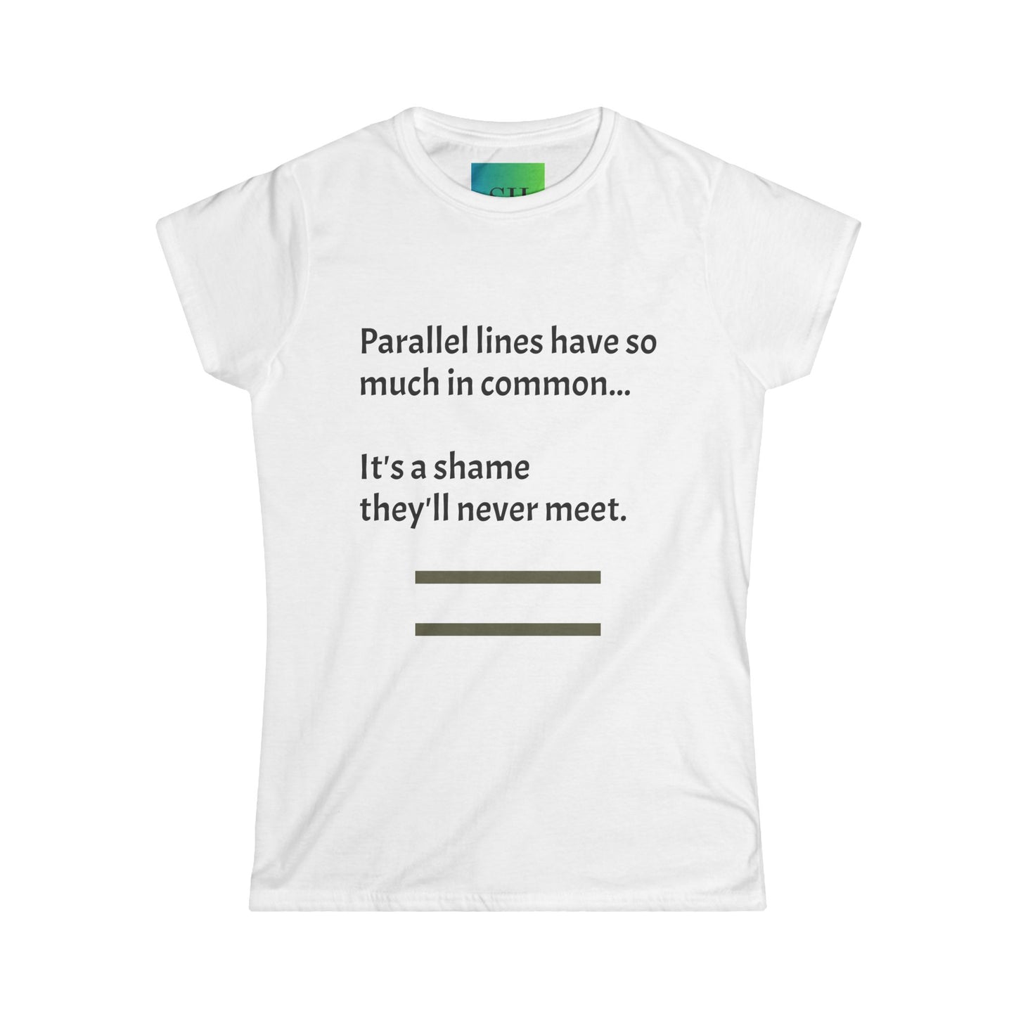 Women's Softstyle Tee - Parallel Lines