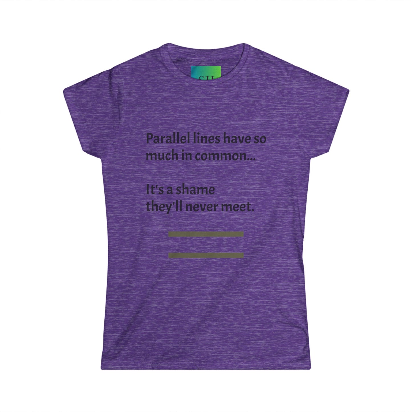 Women's Softstyle Tee - Parallel Lines