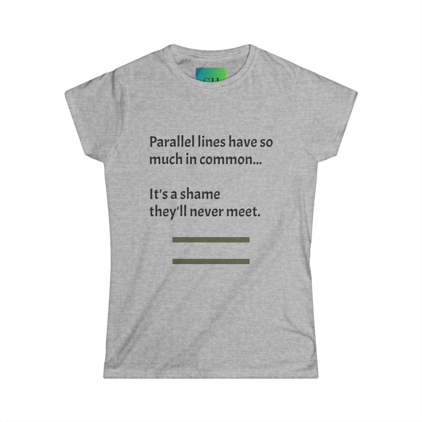 Women's Softstyle Tee - Parallel Lines