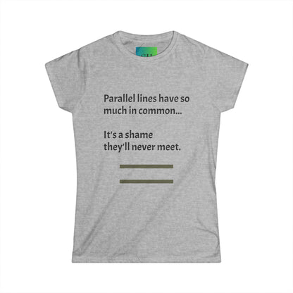 Women's Softstyle Tee - Parallel Lines