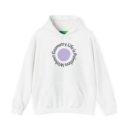 Unisex Heavy Blend™ Hooded Sweatshirt - Geometry Life is Pointless