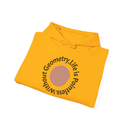 Unisex Heavy Blend™ Hooded Sweatshirt - Geometry Life is Pointless