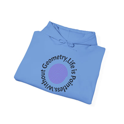 Unisex Heavy Blend™ Hooded Sweatshirt - Geometry Life is Pointless