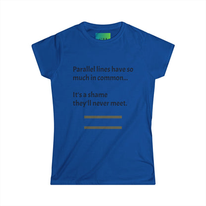 Women's Softstyle Tee - Parallel Lines