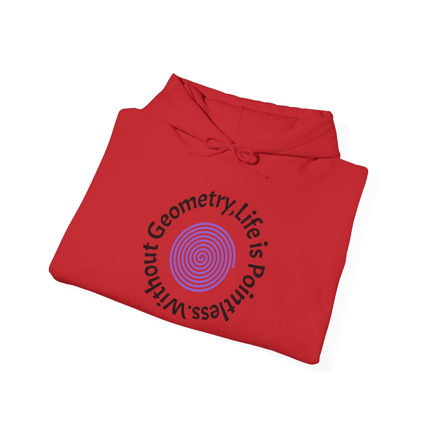 Unisex Heavy Blend™ Hooded Sweatshirt - Geometry Life is Pointless