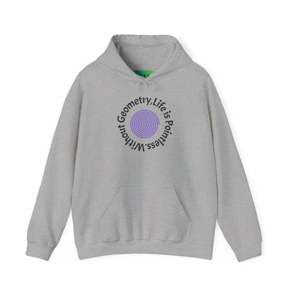 Unisex Heavy Blend™ Hooded Sweatshirt - Geometry Life is Pointless