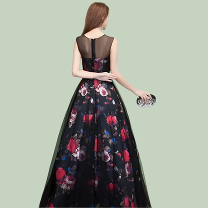 Floral Evening Dress