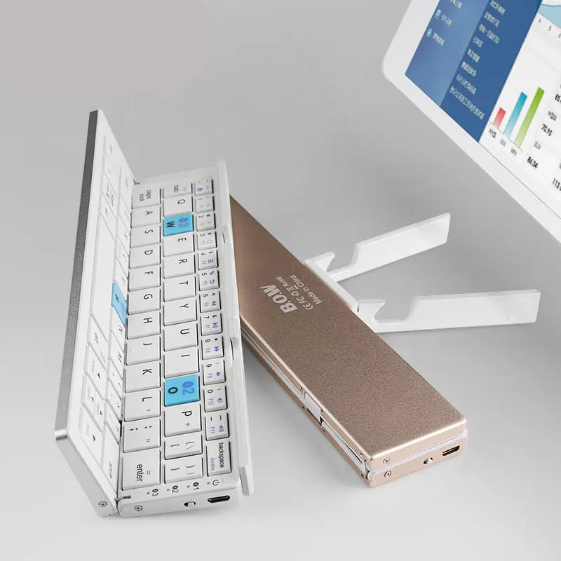 Tri-foldable Bluetooth Keyboard