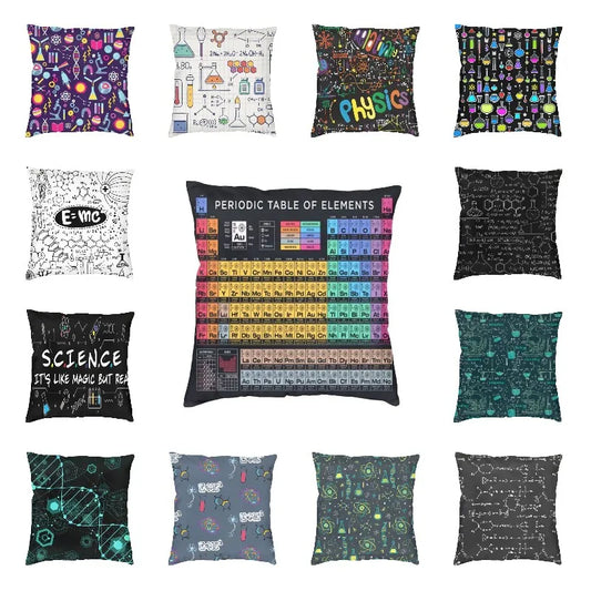 Science Chemistry Periodic Table Of The Elements Cushion Cover