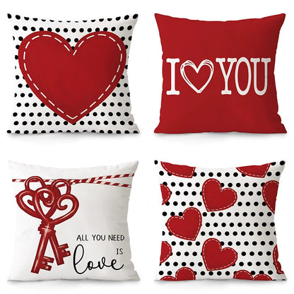 "Valentine's Day" Suede Pillows & Cover