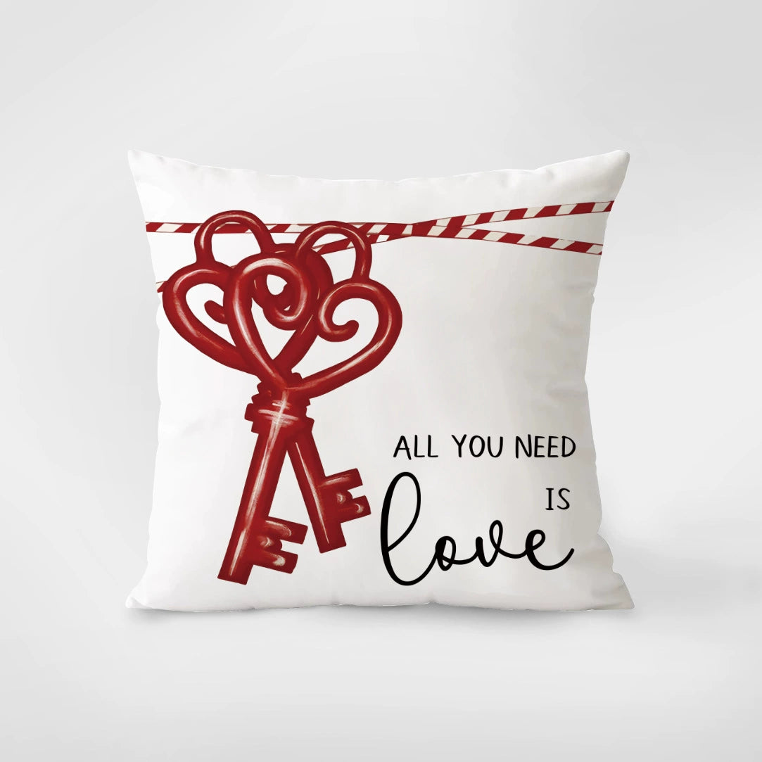 "Valentine's Day" Suede Pillows & Cover