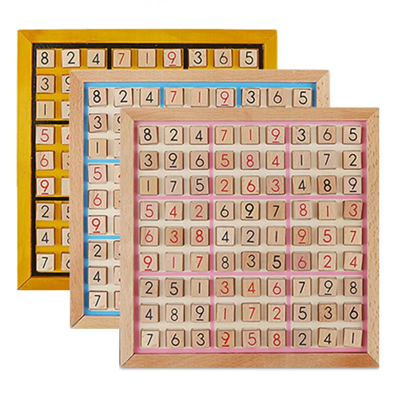 Wooden Sudoku Puzzles