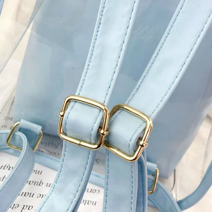 Sac à dos transparent tendance pour femme