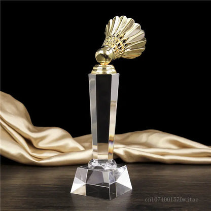 Customized Crystal Metal Sports Figure Trophy