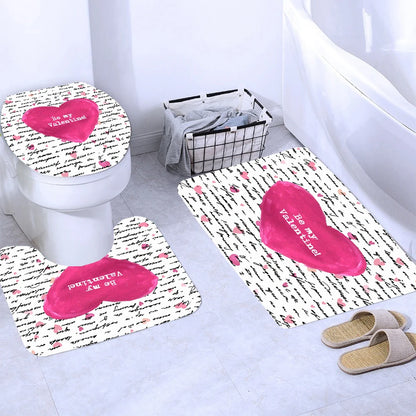 "Happy Valentines Day" Shower Curtains