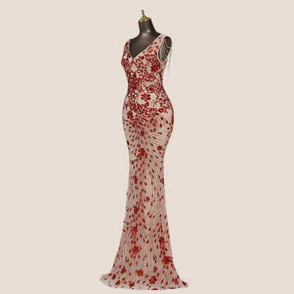 Beaded Evening Dress