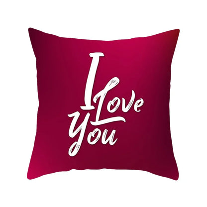 "Valentine's Day Red Black Series" Pillow Covers