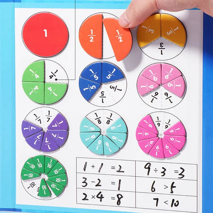 Jouet mathématique pour l'apprentissage des fractions