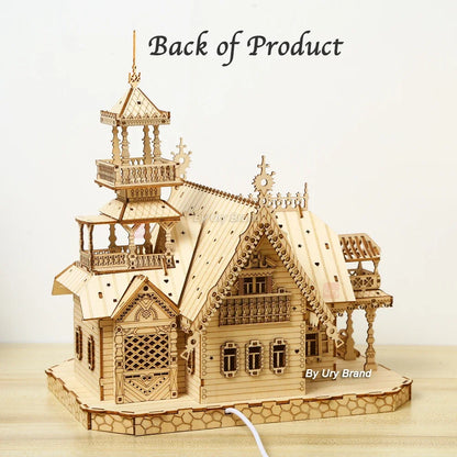 Wooden 3D Villa House Puzzle