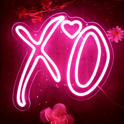 "XO Heart" Neon Signs