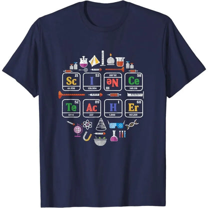 Men's "Science Teacher" Periodic Table T-Shirt