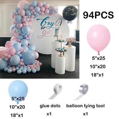 110pcs Rose Red Gold Balloon Garland Kit