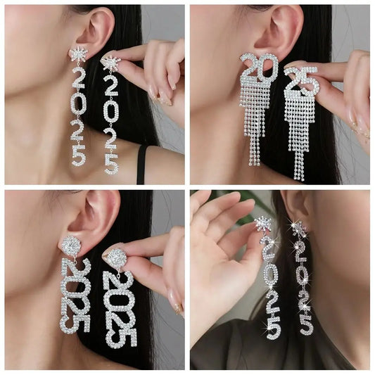 Silver 2025 Earrings