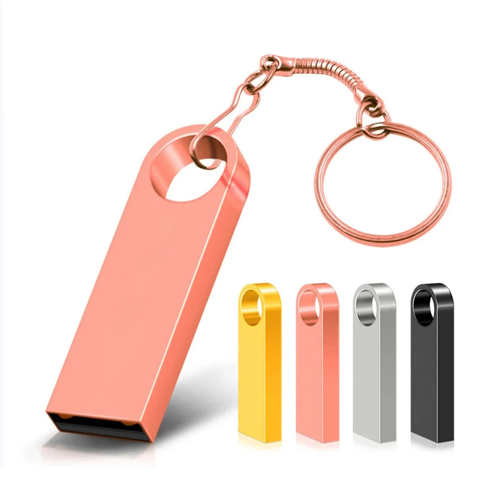 Metal USB Flash Drive Key Ring