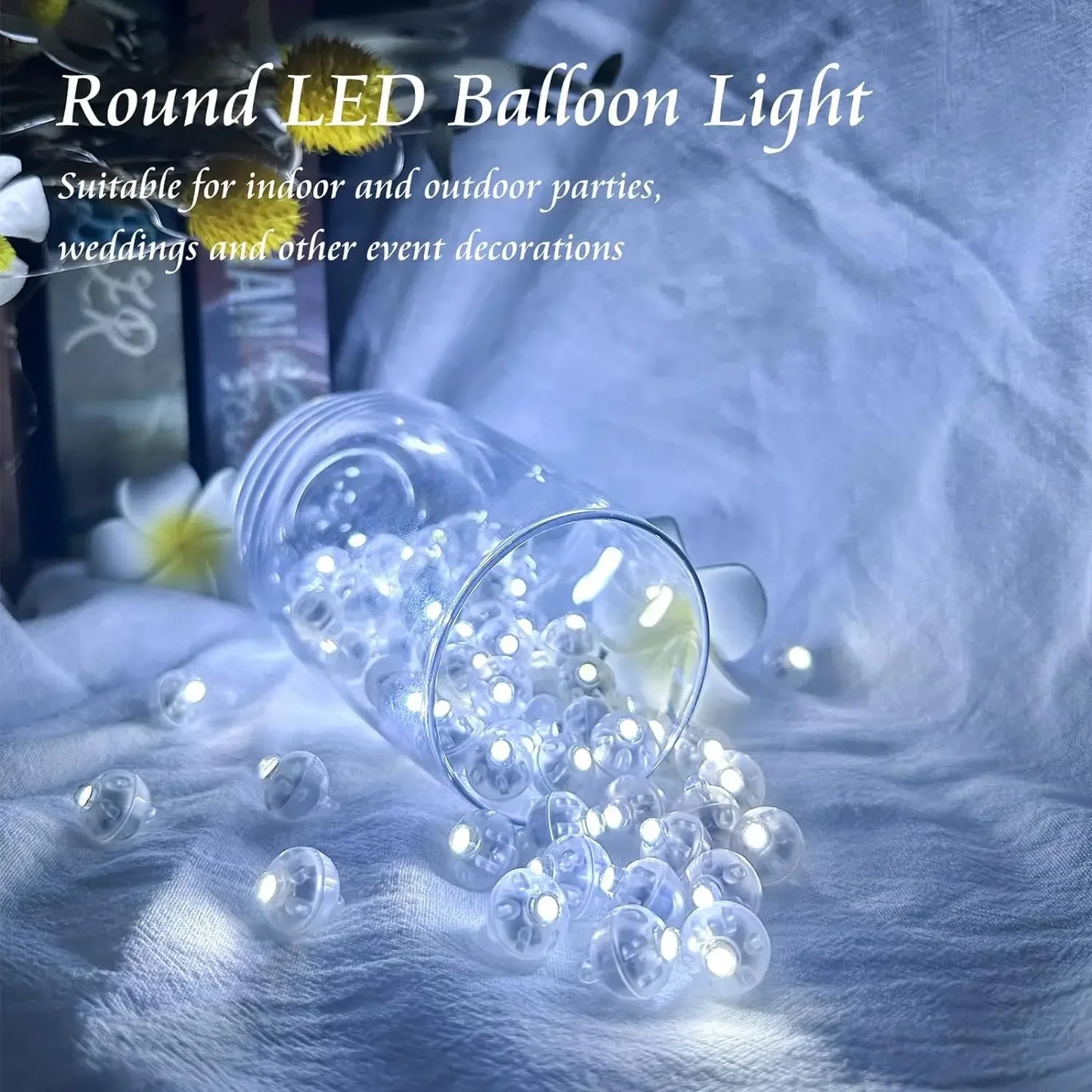 100/10Pcs Mini LED Balloon Lights