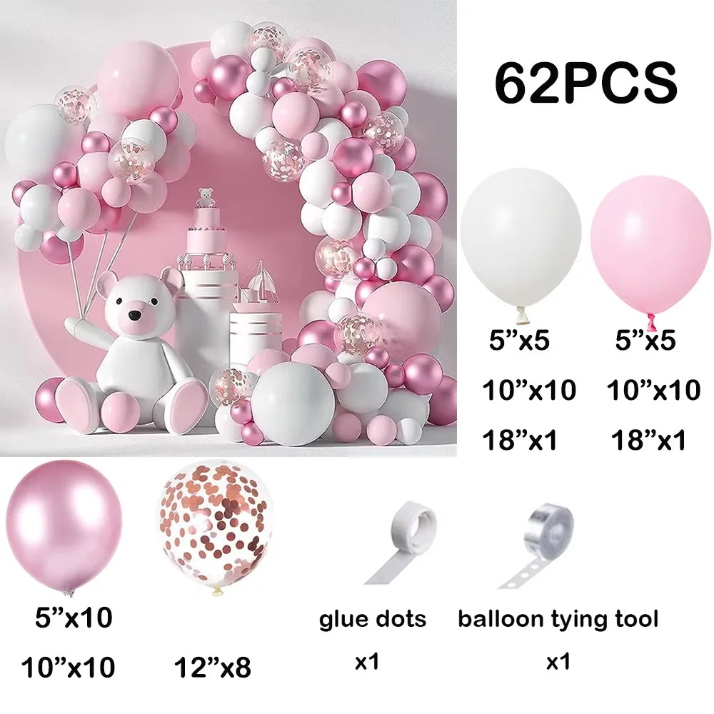 Pearl Pink Balloon Garland