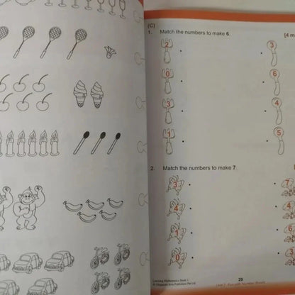 Cuadernos de trabajo para aprender matemáticas, grado N - K2