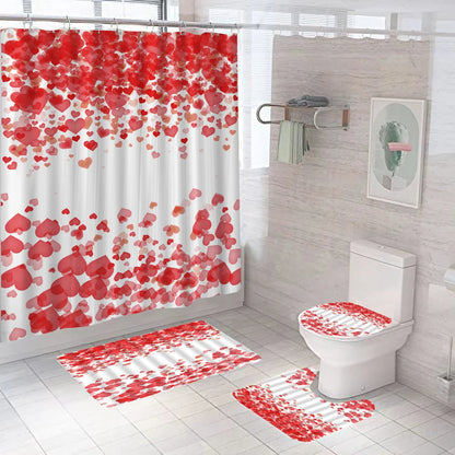 "Happy Valentines Day" Shower Curtains