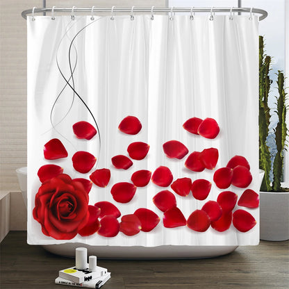 "Happy Valentines Day" Shower Curtains