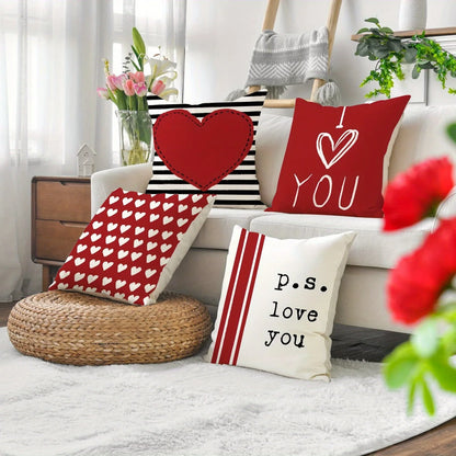 "Valentine's Day" Decorative Pillow Covers