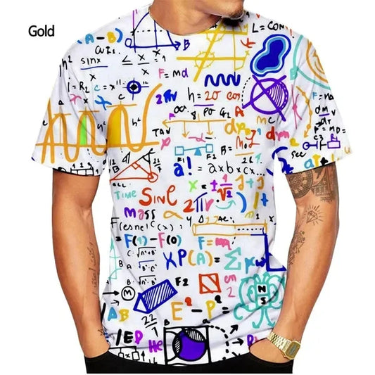 Math Formula and Graphs T-Shirt