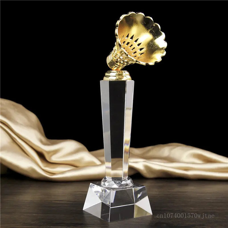 Customized Crystal Metal Sports Figure Trophy